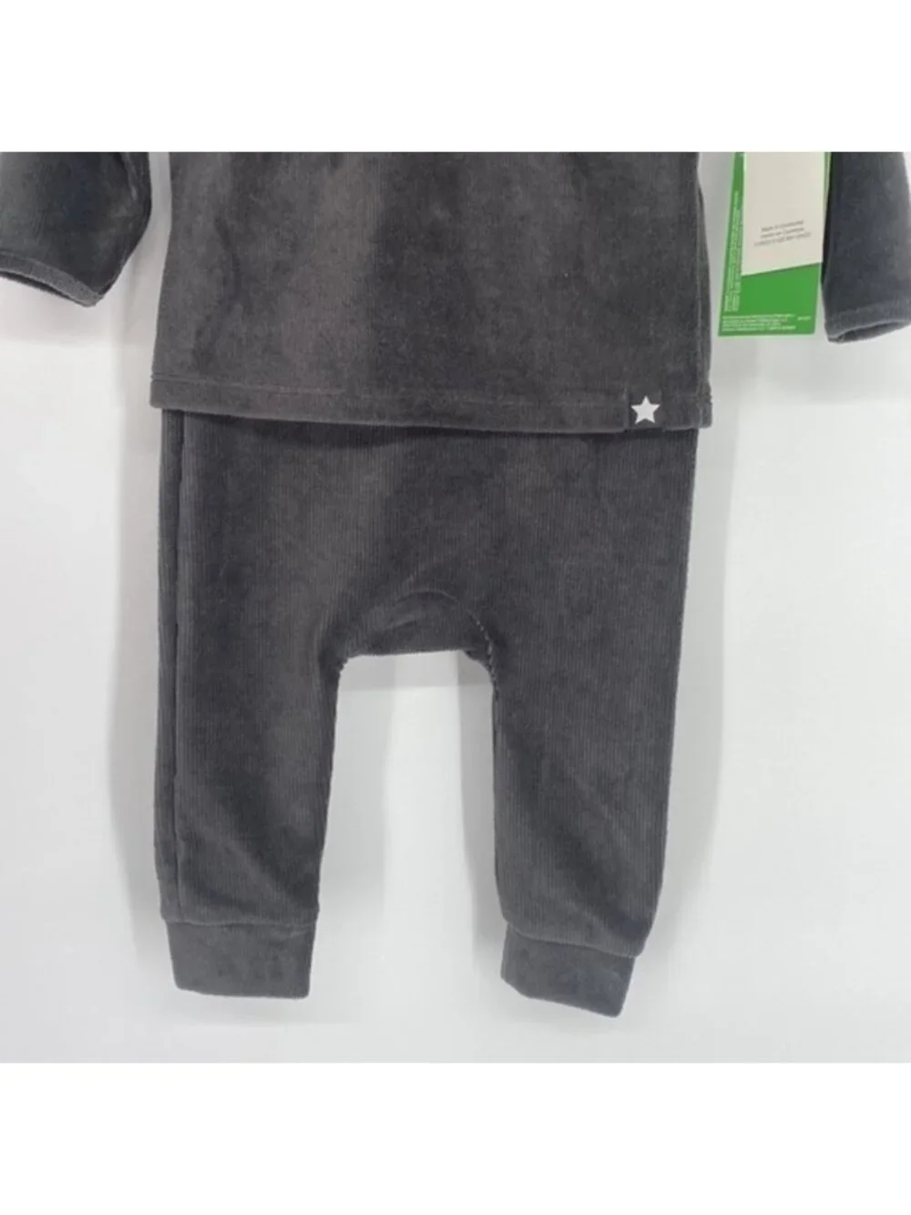 Modern Moments by Gerber Long Sleeve Velour Top and Pant Outfit‎ Set